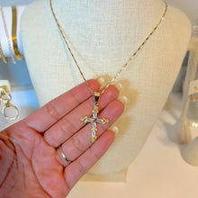 Load image into Gallery viewer, Golden Cross Necklace
