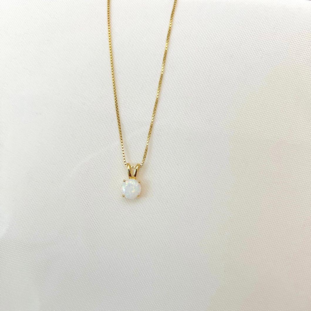 Iris Opal Necklace